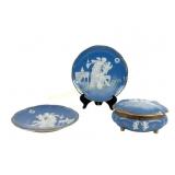 VINTAGE PATE SUR PATE TRINKET BOX SET