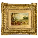 EARLY 19TH C. EUROPEAN SCHOOL - OIL ON CANVAS