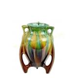 1920'S THULIN BELGIUM  ART DECO POTTERY VASE