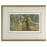 ROBERT BATEMAN -SIGNED  LTD. ED. KUDU BULL PRINT