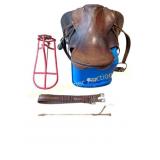 JOHS STUBBEN KREFELD ENGLISH SADDLE + HANGER &CROP