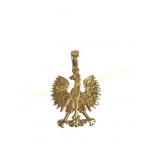 14K GOLD POLISH EAGLE PENDANT