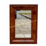 ANTIQUE MAHOGANY FRAME MIRROR