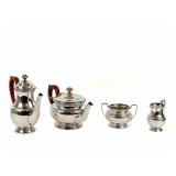 1920'S ENGLISH FOUR PIECE TEA & COFFEE SERVICE