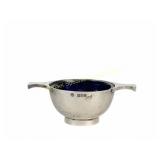 SCOTTISH STERLING QUAICH FORM SALT