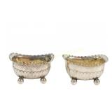 PAIR BIRKS STERLING OPEN SALTS
