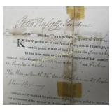 FRAMED 1797 UPPER CANADA LAND GRANT DOCUMENT