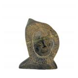 MANNUMI SHAQU - STONE BUST OF AN INUK