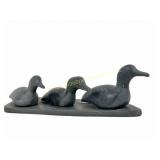 LUKASI ANANAGI AMAMARTUA -  3 DUCK STONE CARVING