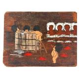 BEA HILLERY LINGLE - PRIMITIVE OIL RECLAIMED BOARD