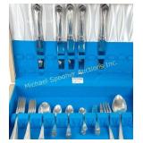 48 PC. STERLING GEORGIAN PLAIN FLATWARE SERVICE