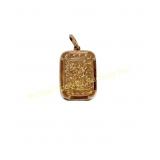 ANTIQUE 9K GOLD LOCKET