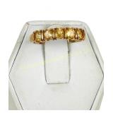 10K GOLD CITRINE RING