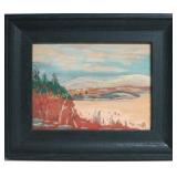 SIDNEY CHARLES MOONEY - OIL ON BOARD
