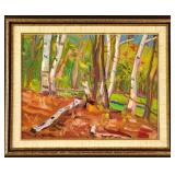 RALPH WALLACE BURTON - OIL ON BOARD