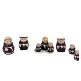 LOT OF GOEBEL FRIAR TUCK MONK TABLE WARE