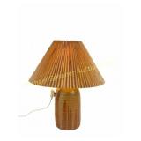 SIGNED VINTAGE POTTERY LAMP