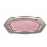 STERLING ENAMELLED VANITY TRAY