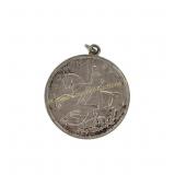 1935 GEORGE V SILVER JUBILEE CROWN COIN PENDANT