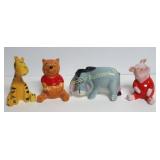 4 PC. DISNEY BESWICK WINNE THE POOH FIGURINE SET