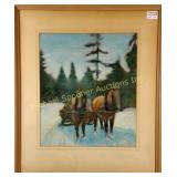CANADIAN SCHOOL - PASTEL