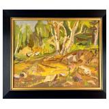 RALPH WALLACE BURTON - OIL ON BOARD