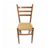 GIO PONTI {ATTRIBUTED}LADDER BACK CHAIR