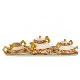 HUTSCHENREUTHER ART DECO PORCELAIN TEA SET