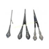 3 PC - STERLING GLOVE STRETCHERS + RINGLET CURLER