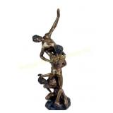 AFTER GIAMBOLOGNA - THE ABDUCTION BRONZE STATUE