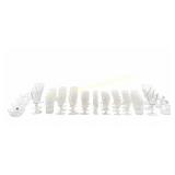 51 PC. VAL ST. LAMBERT BALMORAL STEMWARE & BOWLS