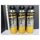 3 Cans of Krown rust protection