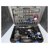 Mastercraft air tool set in black case