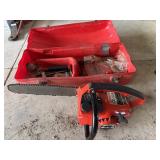 Homelite chainsaw in case