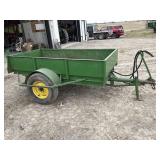 Green Hydraulic dump trailer