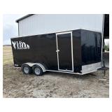 18ï¿½ double axle Enclosed trailer