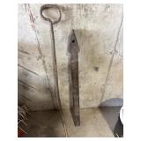 Thick pry bar and poker