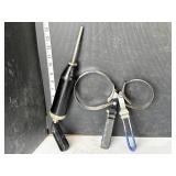 Oiler & 2 oil filter clamps