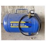 Blue 5 gallon portable air tank