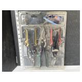 3 mastercraft Tin snips