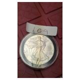 American Silver Eagle - see photo for year