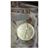 American Silver Eagle - see photo for year