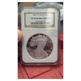 American Silver Eagle PF70 UC 2007 W