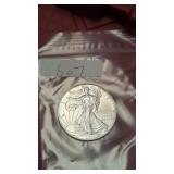 American Silver Eagle - see photo for year