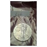 American Silver Eagle - see photo for year