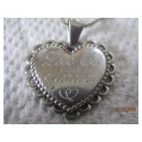 Sterling 'Love You Forever' Necklace | 18'