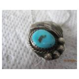 Southwestern Sterling Bear Claw Necklace | 17