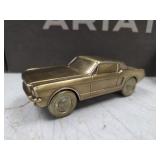 Banthrico metal coin bank 1965 Ford Mustang.