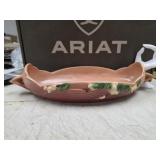 Roseville Pottery console bowl in the Snowberry