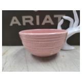 Vintage McCoy Pottery pink speckled beehive